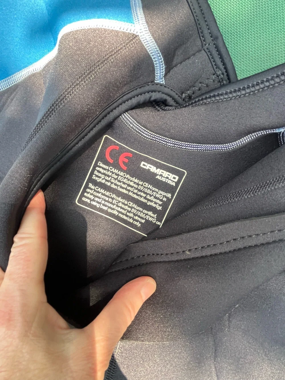 LL BEAN  Black 1/2 WETSUIT with Blue Trim BOYS 10/12